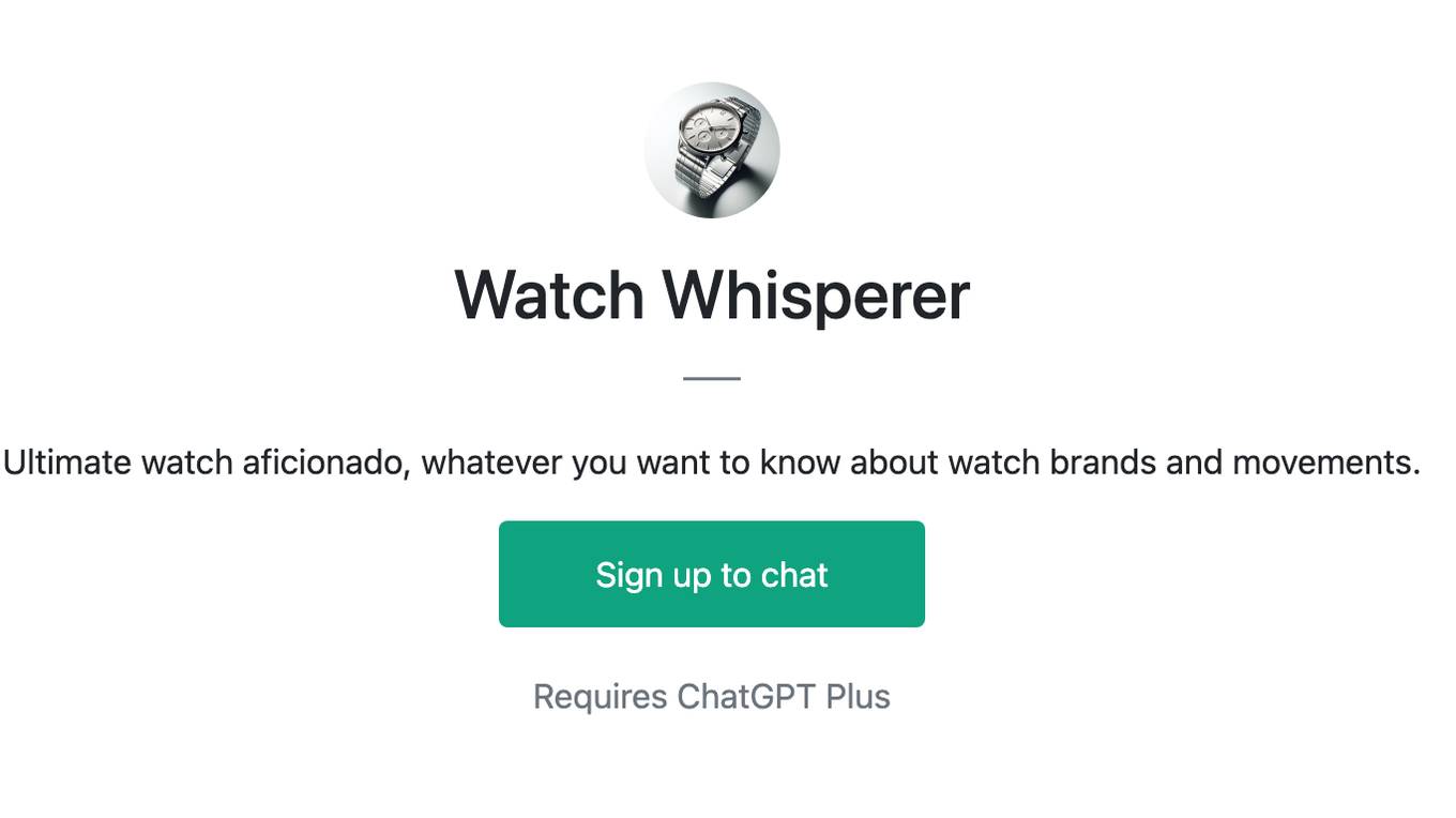 Watch Whisperer Screenshot