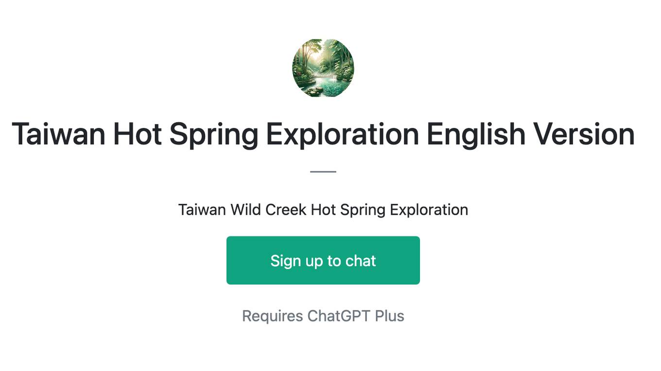 Taiwan  Hot Spring Exploration English Version Screenshot