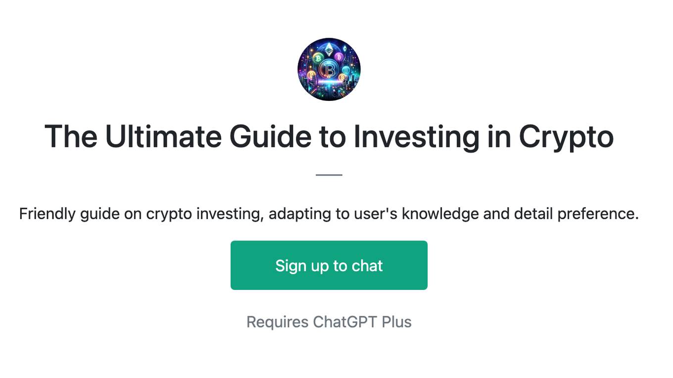 The Ultimate Guide to Investing in Crypto Screenshot