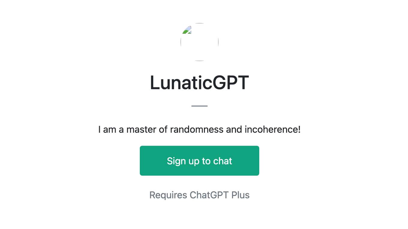 LunaticGPT Screenshot