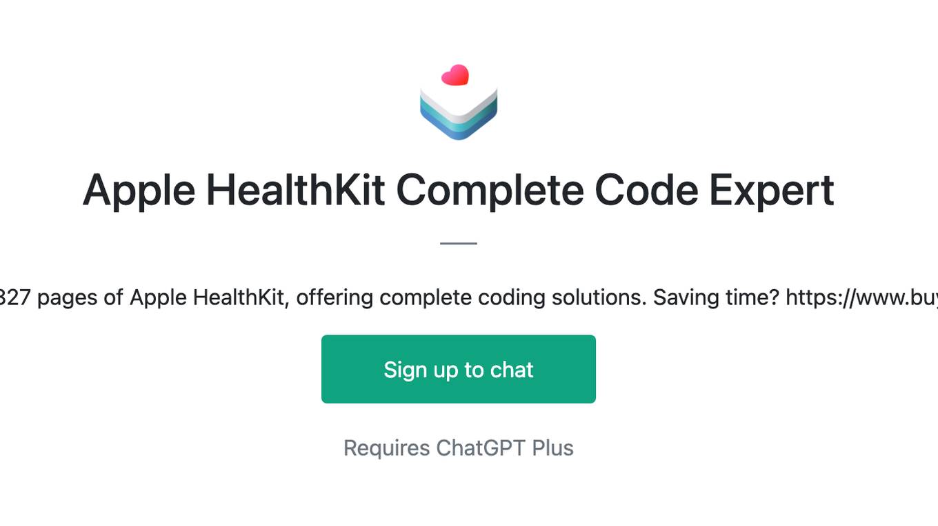 Apple HealthKit Complete Code Expert Screenshot