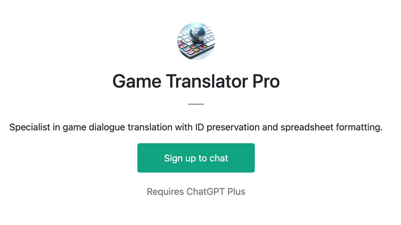 Game Translator Pro Screenshot