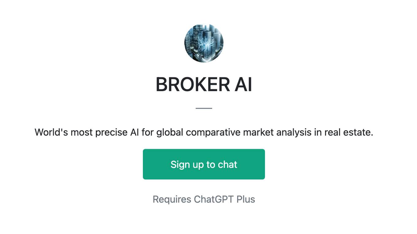 BROKER AI Screenshot