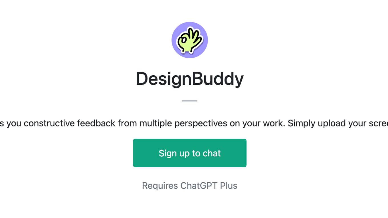 DesignBuddy Screenshot