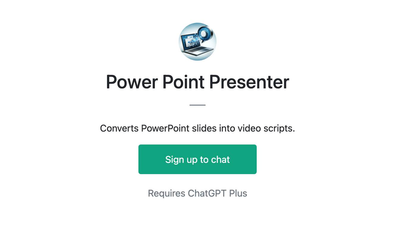 Power Point Presenter Screenshot