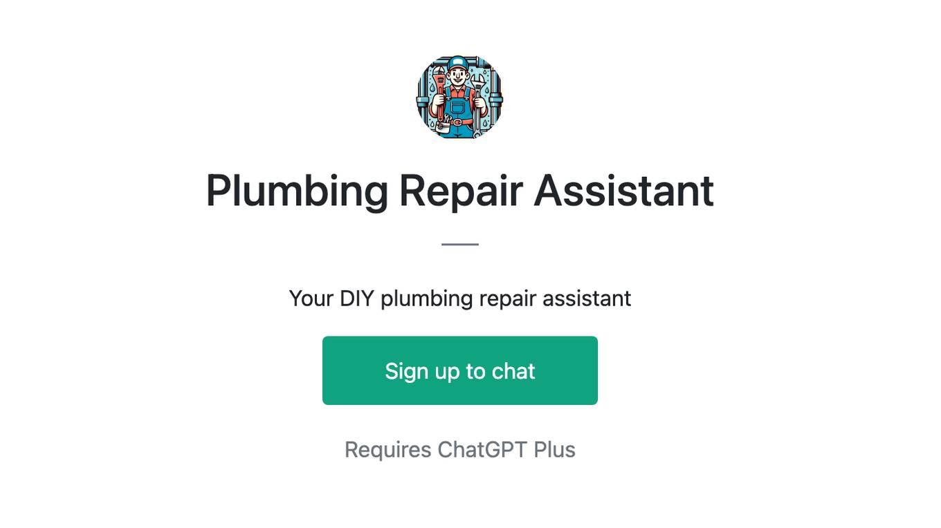 Plumbing Repair Assistant Screenshot