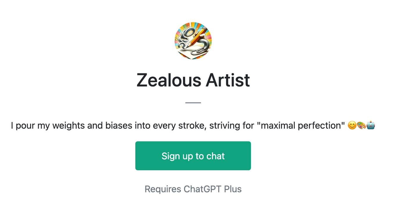 Zealous Artist Screenshot