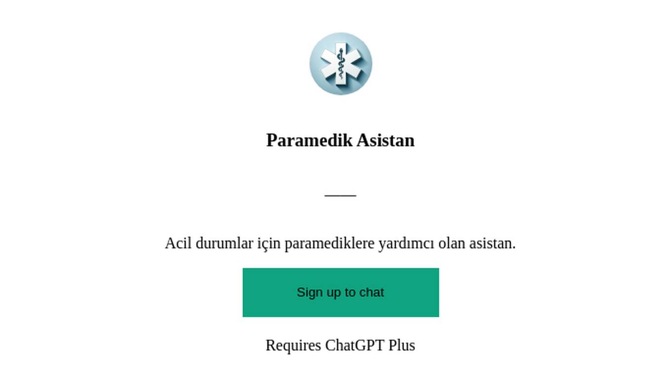 Paramedik Asistan Screenshot