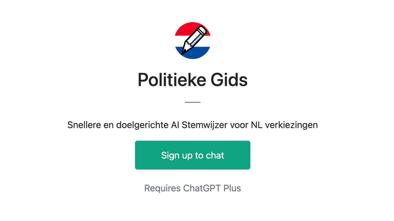 Politieke Gids Screenshot