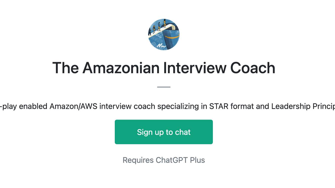 The Amazonian Interview Coach Screenshot