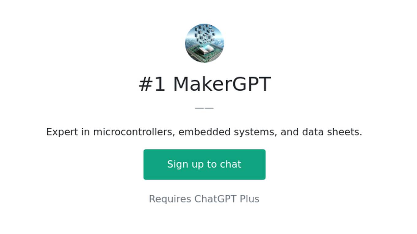 #1 MakerGPT Screenshot