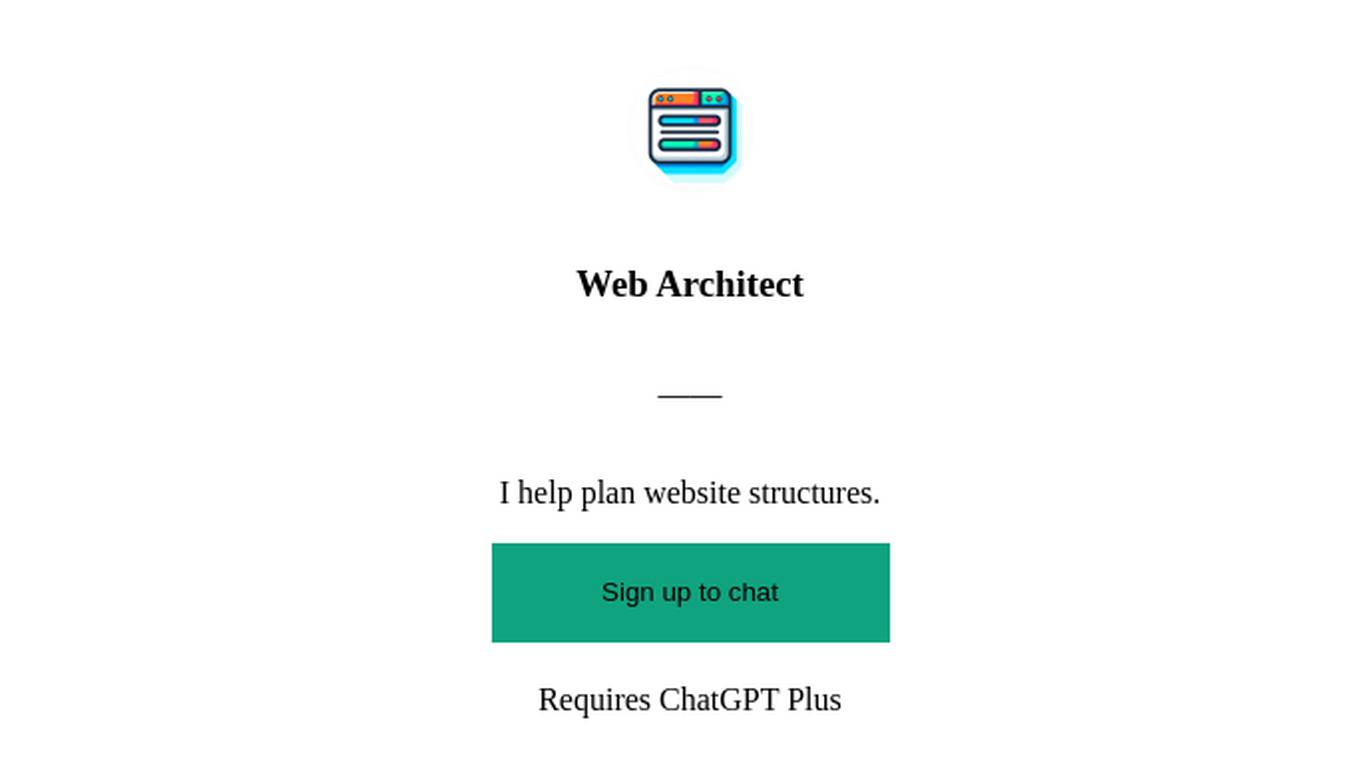 Web Architect Screenshot