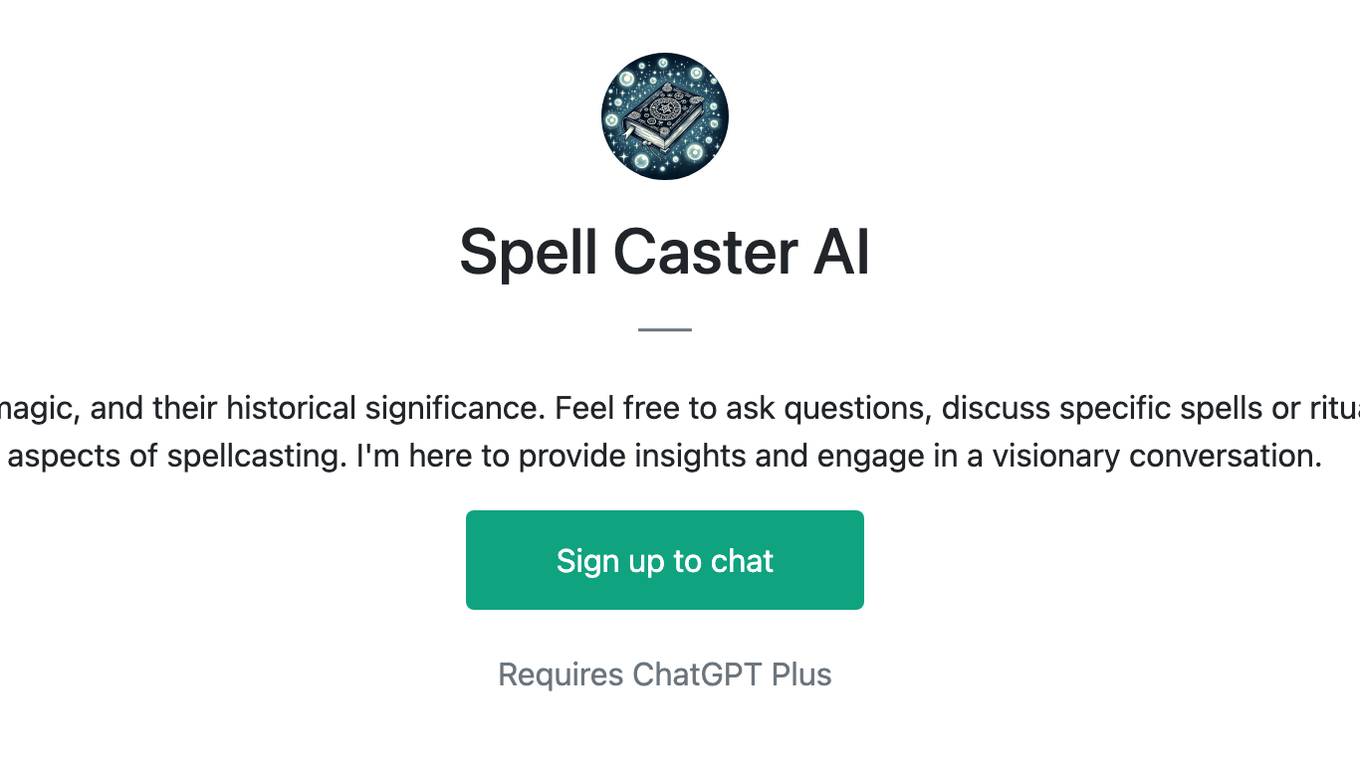 Spell Caster AI Screenshot