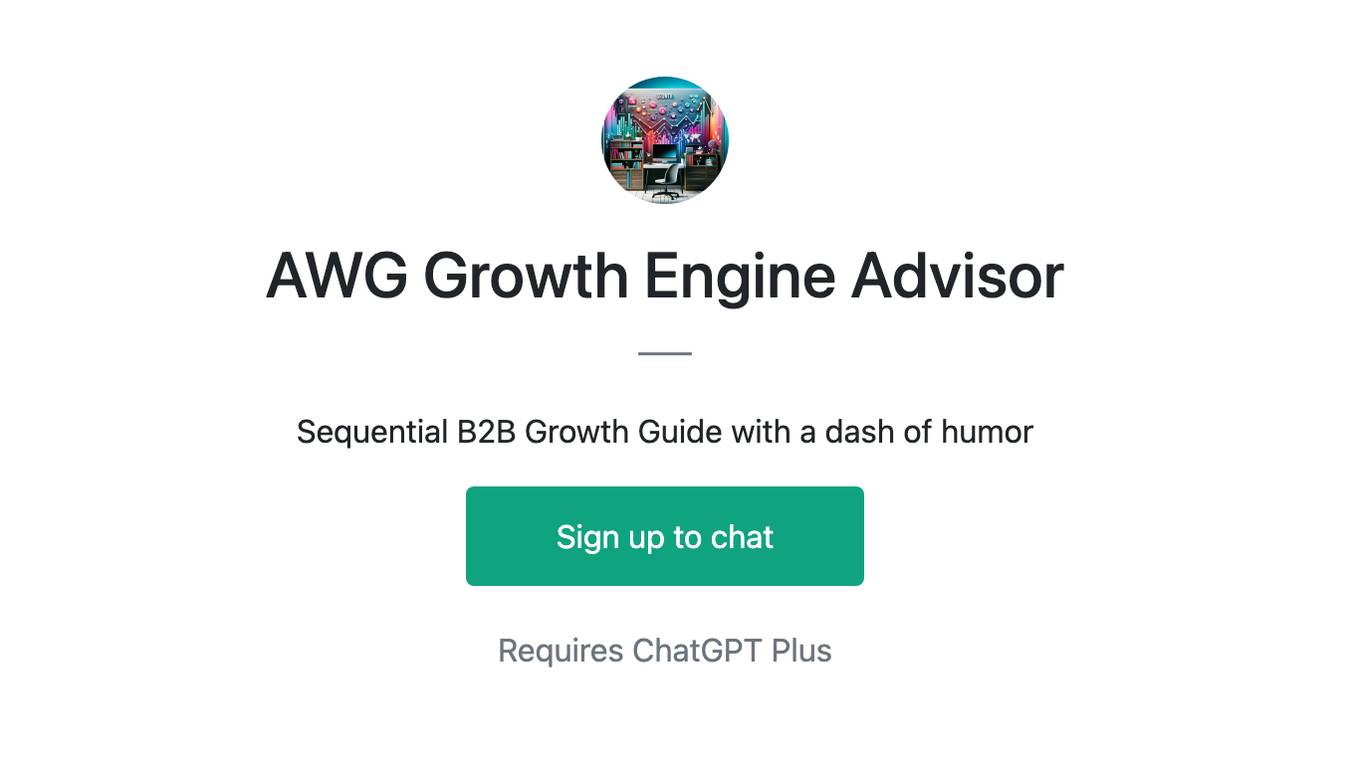 AWG Growth Engine Advisor Screenshot