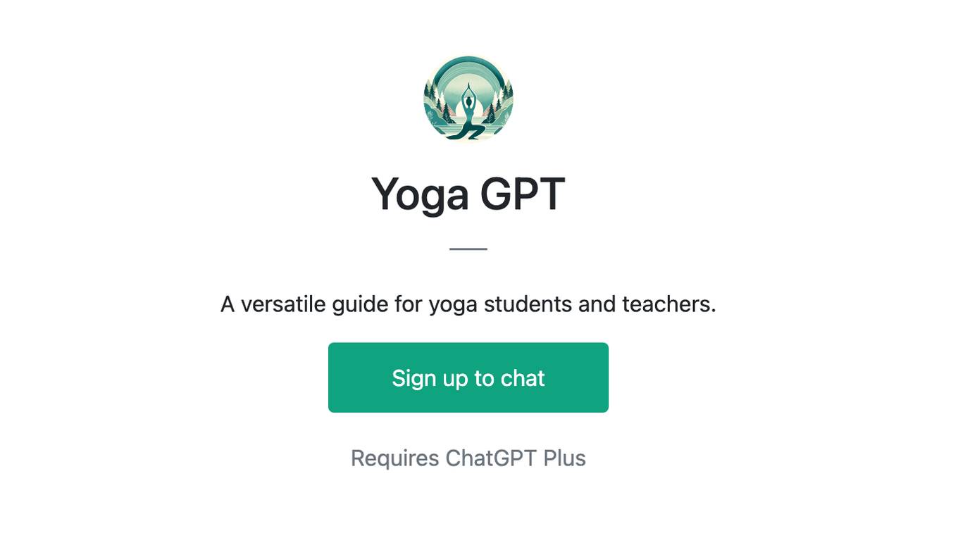 Yoga GPT Screenshot