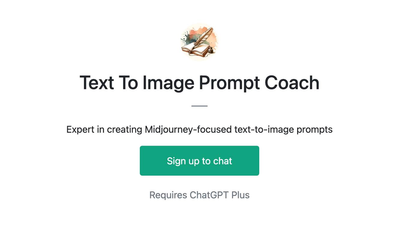 Text To Image Prompt Coach Screenshot