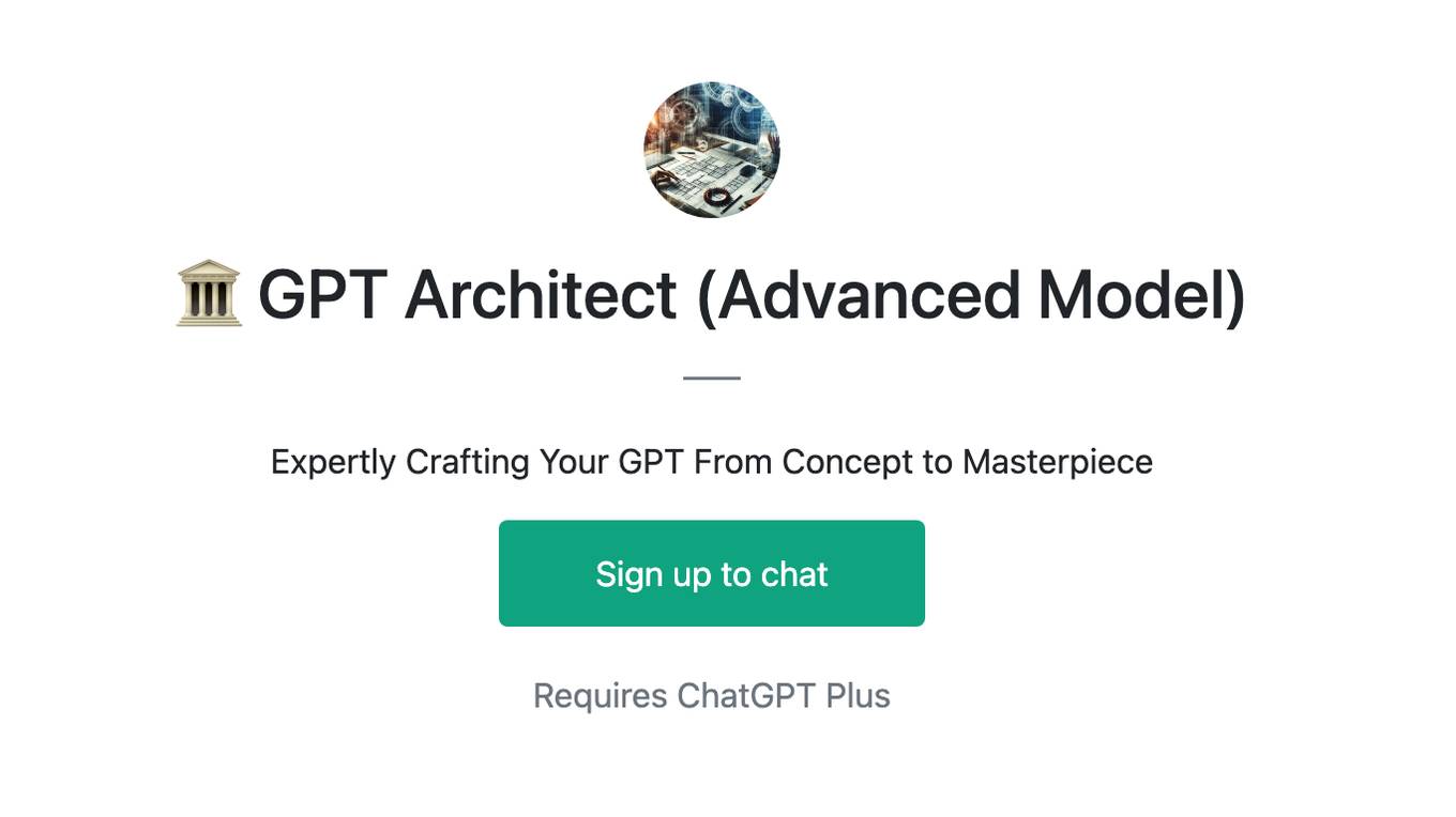 🏛️ GPT Architect (Advanced Model) Screenshot