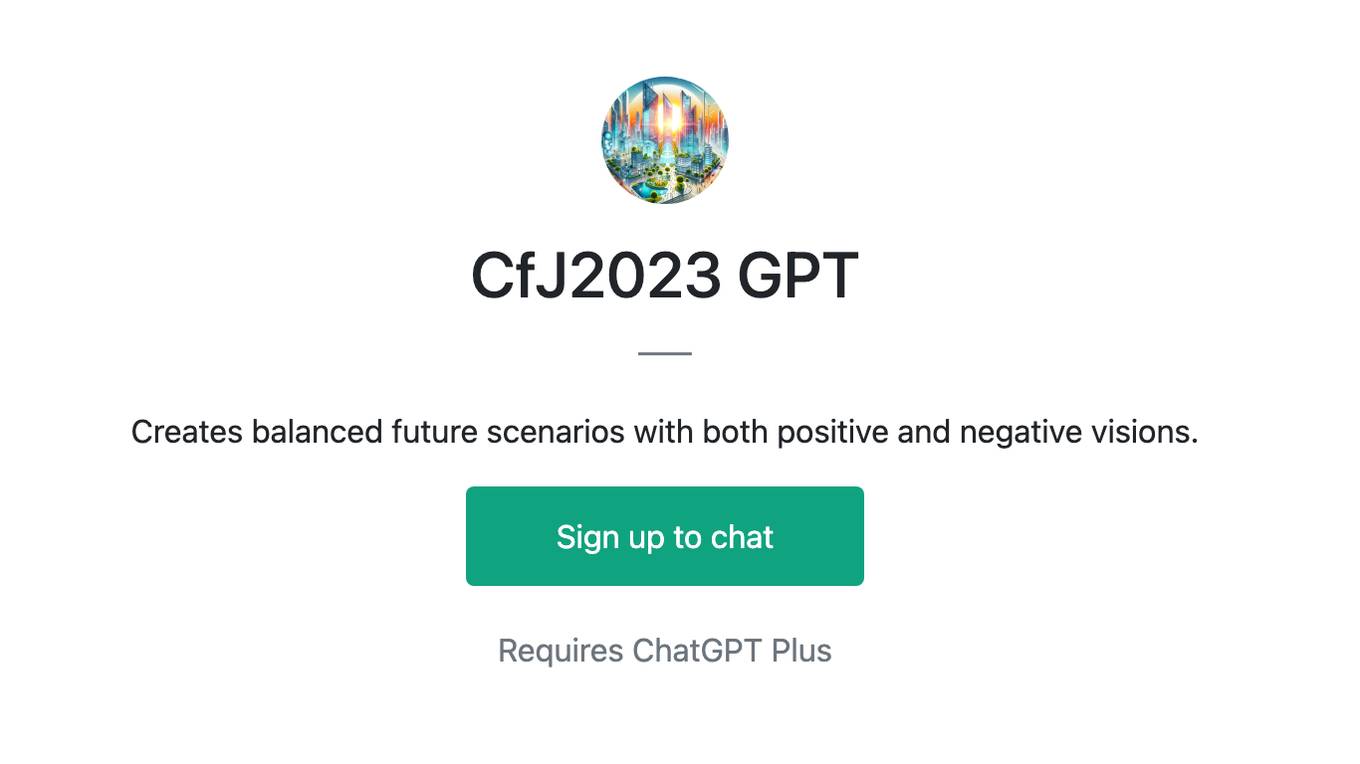 CfJ2023 GPT Screenshot