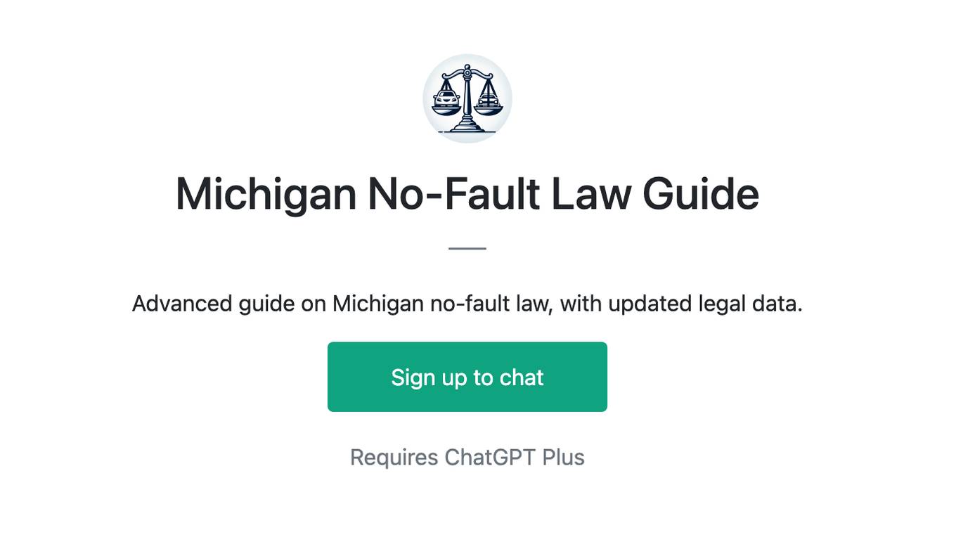 Michigan No-Fault Law Guide Screenshot