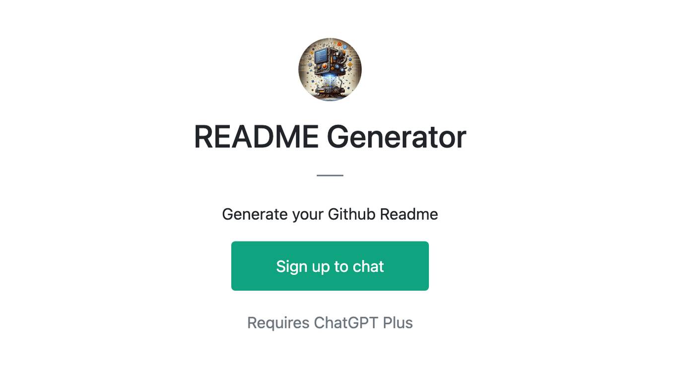 README Generator Screenshot