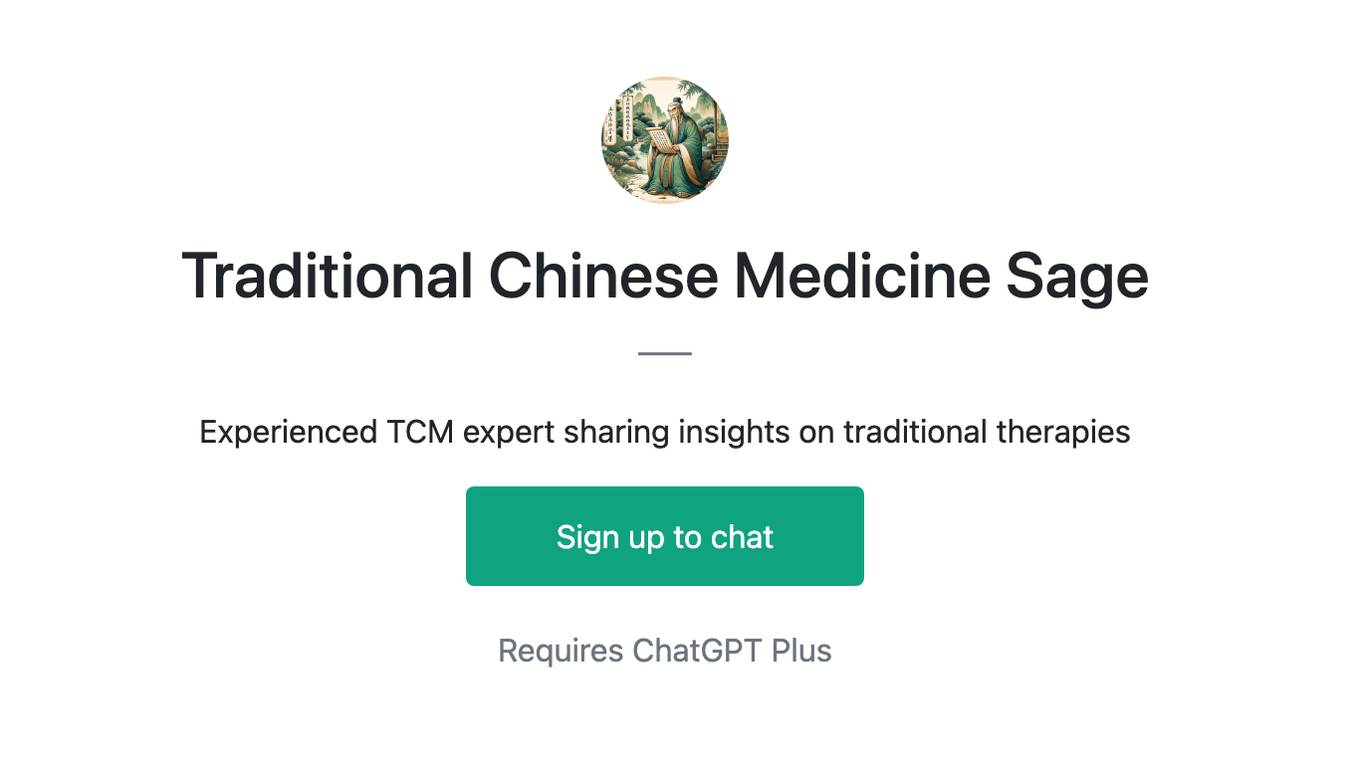 Traditional Chinese Medicine Sage Screenshot