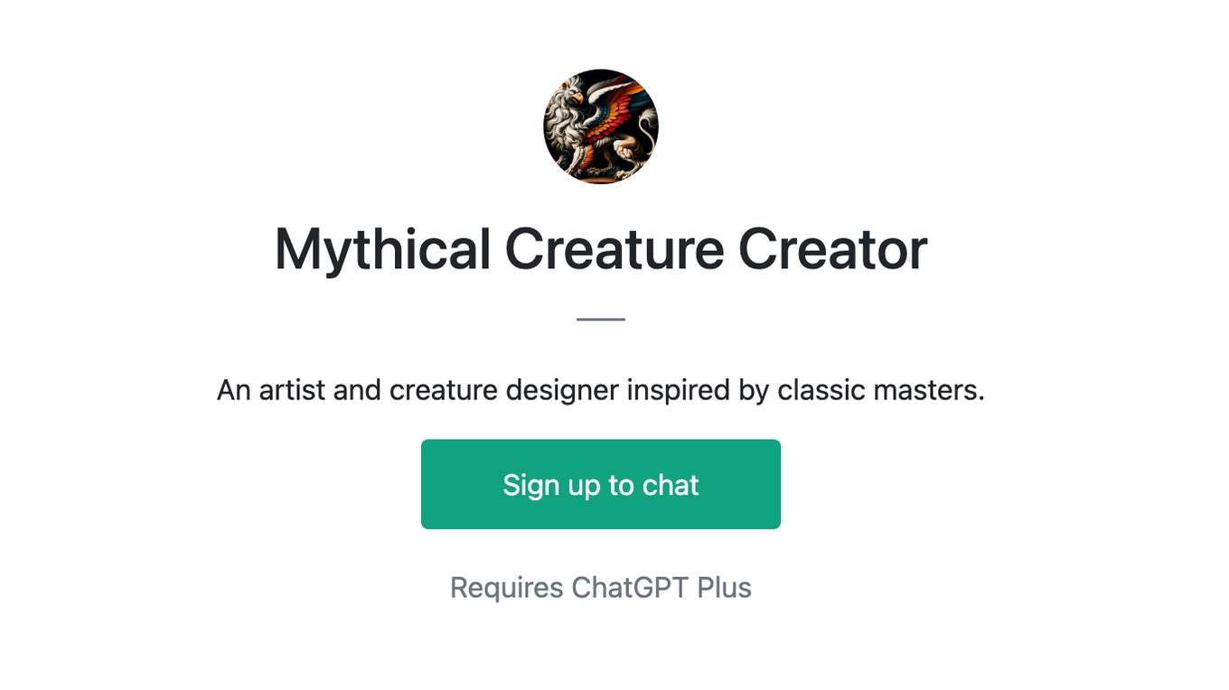 Mythical Creature Creator Screenshot