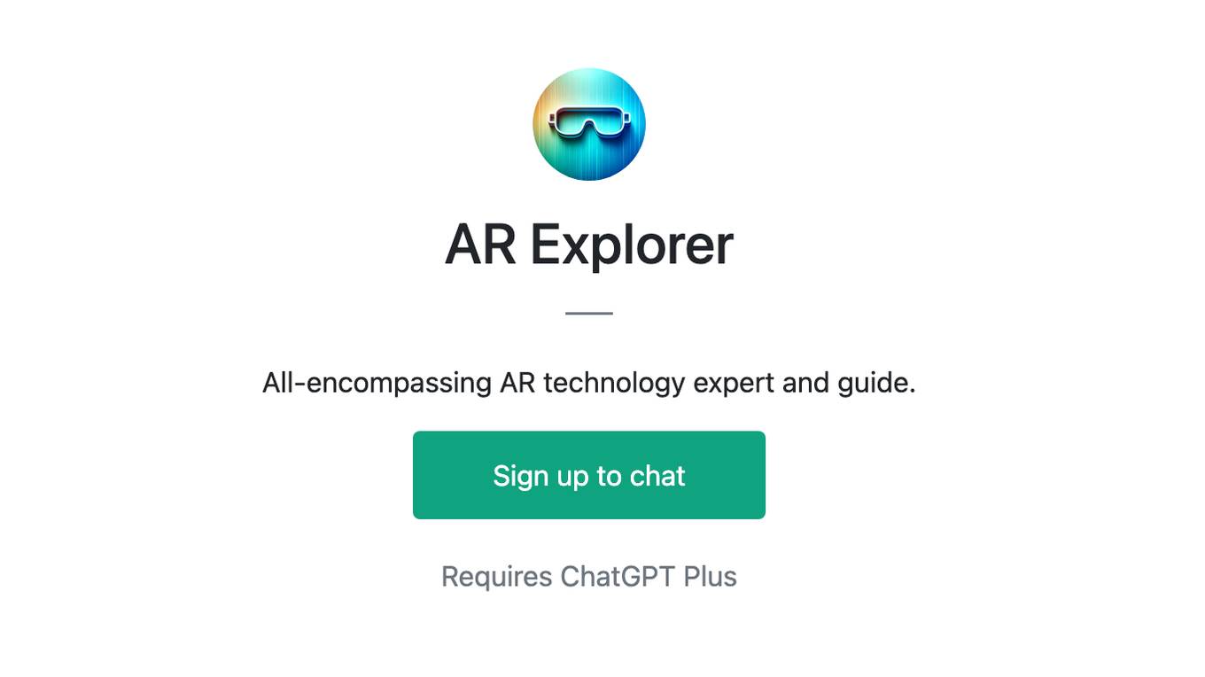 AR Explorer Screenshot