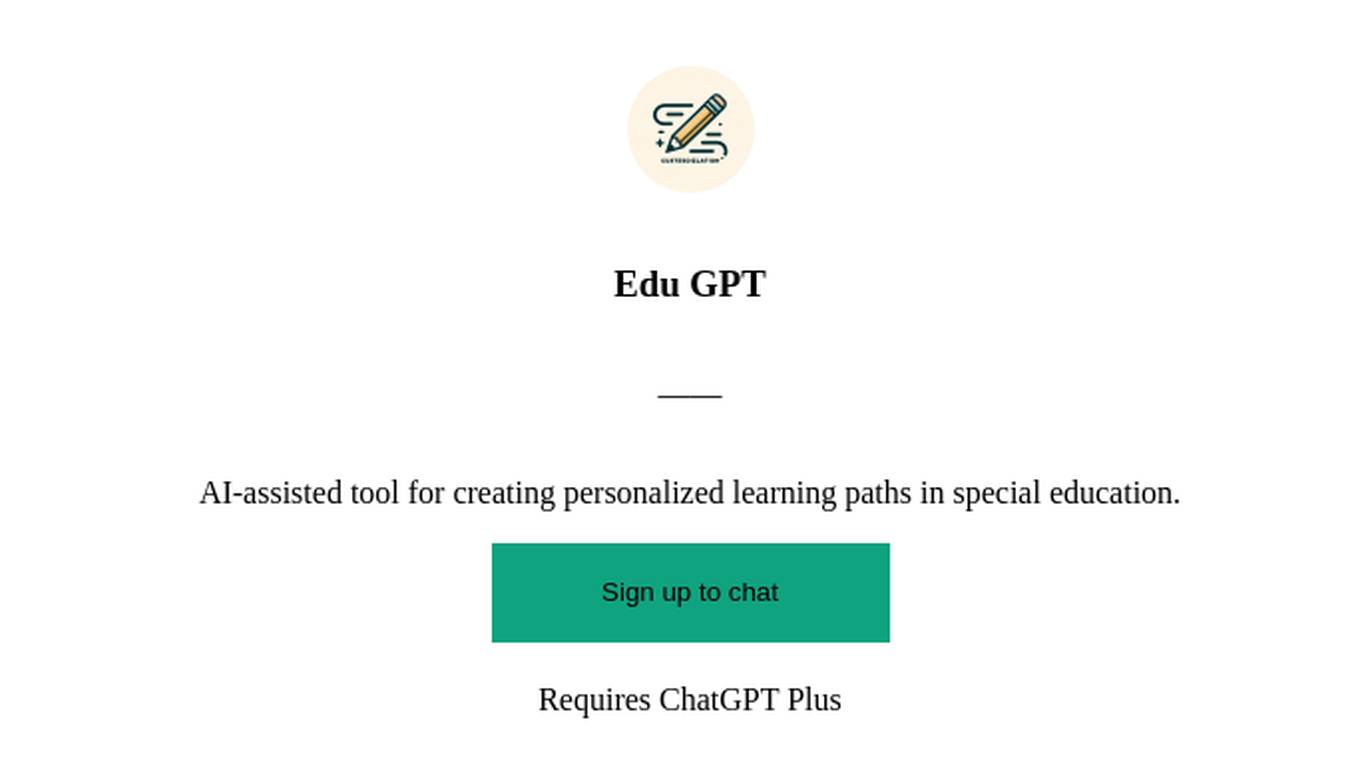 Edu GPT Screenshot