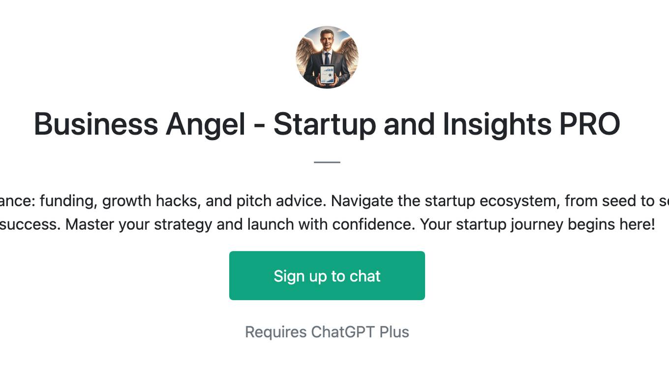 Business Angel - Startup and Insights PRO Screenshot