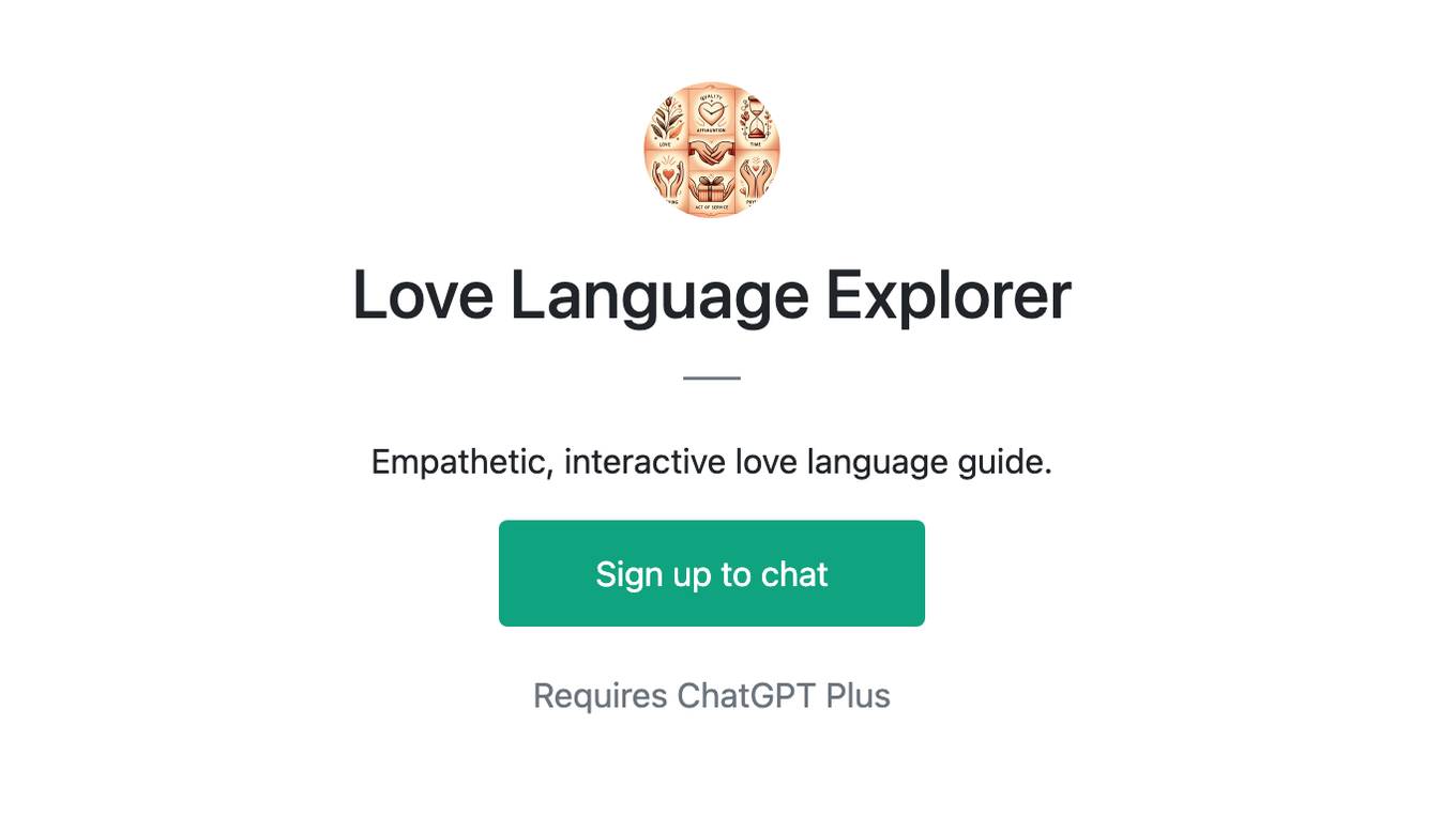 Love Language Explorer Screenshot