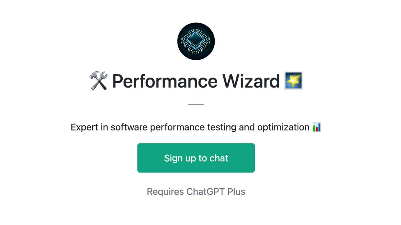 🛠️ Performance Wizard 🌠 Screenshot