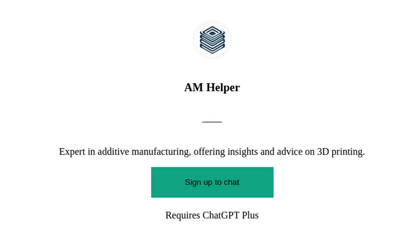 AM Helper Screenshot