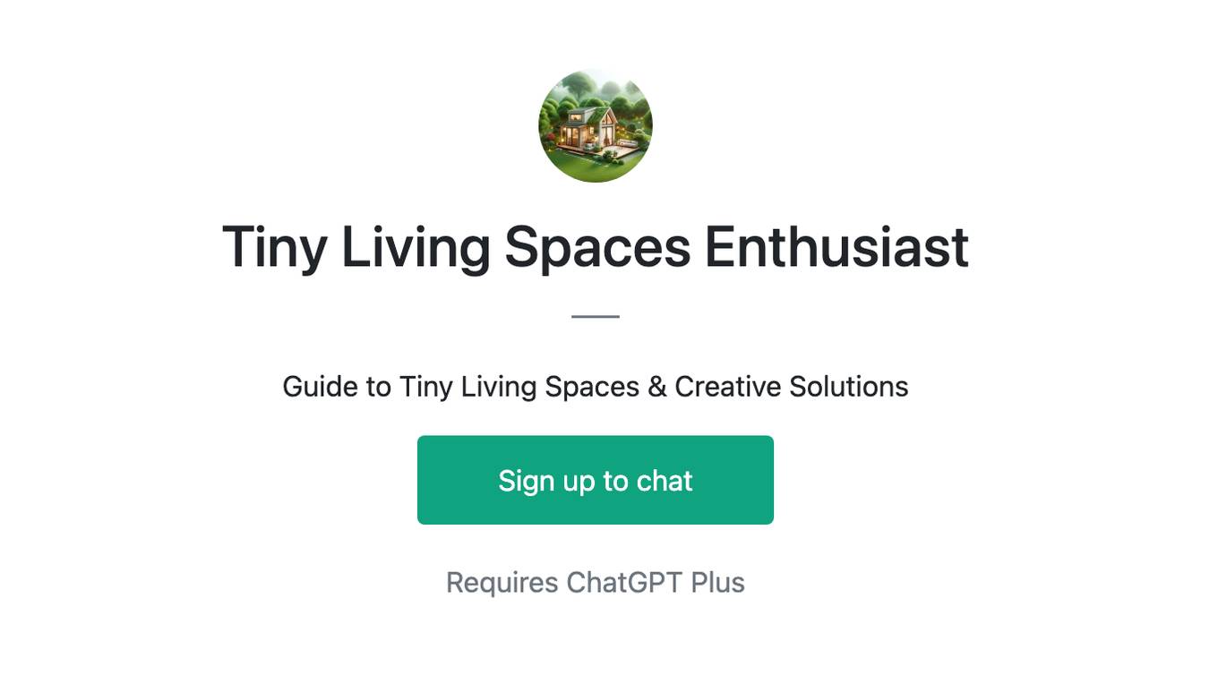 Tiny Living Spaces Enthusiast Screenshot