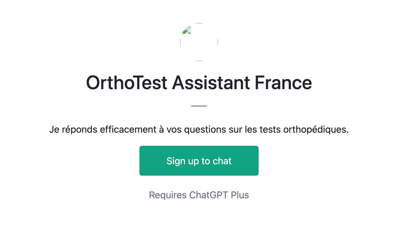 OrthoTest Assistant France Screenshot