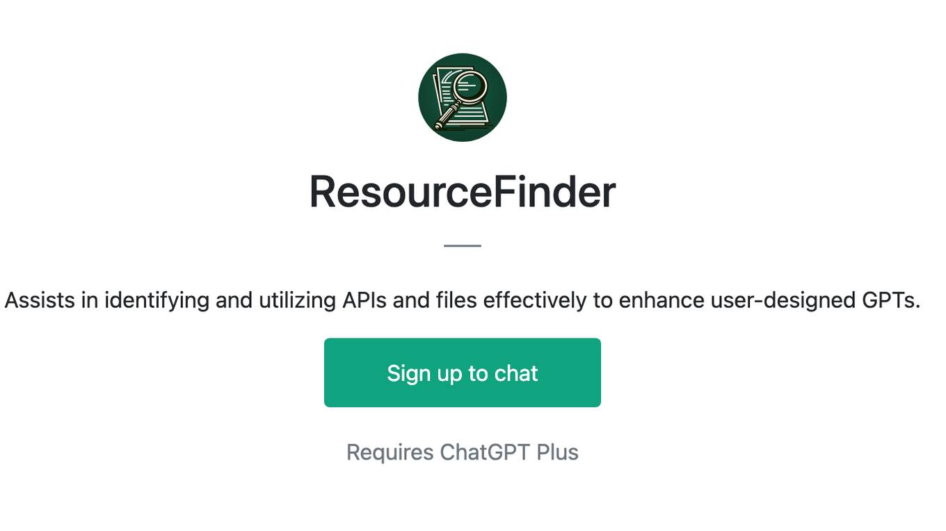 ResourceFinder Screenshot