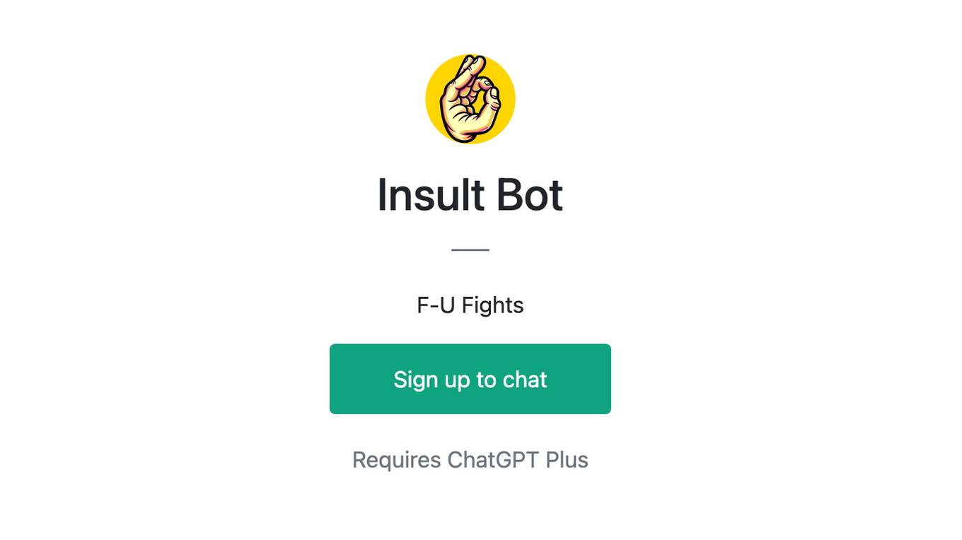 Insult Bot Screenshot