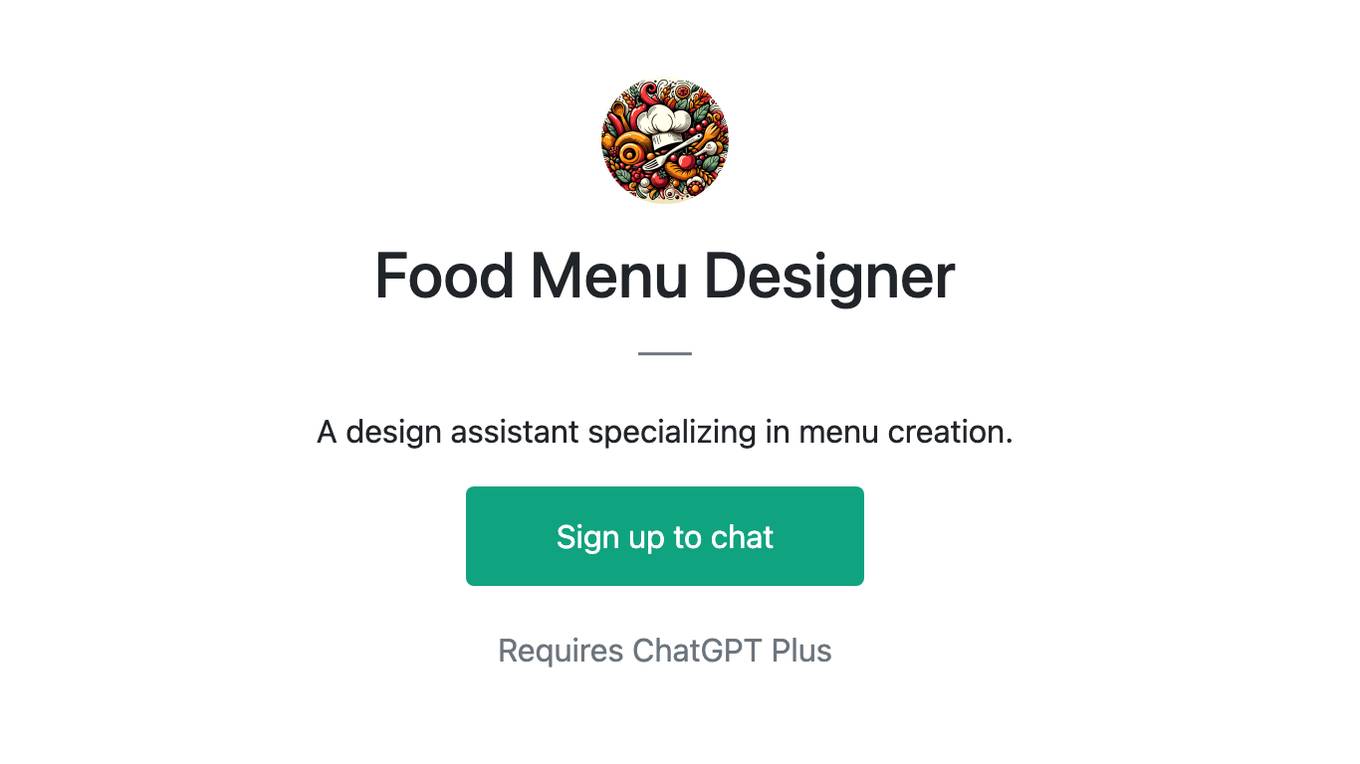 Food Menu Designer Screenshot