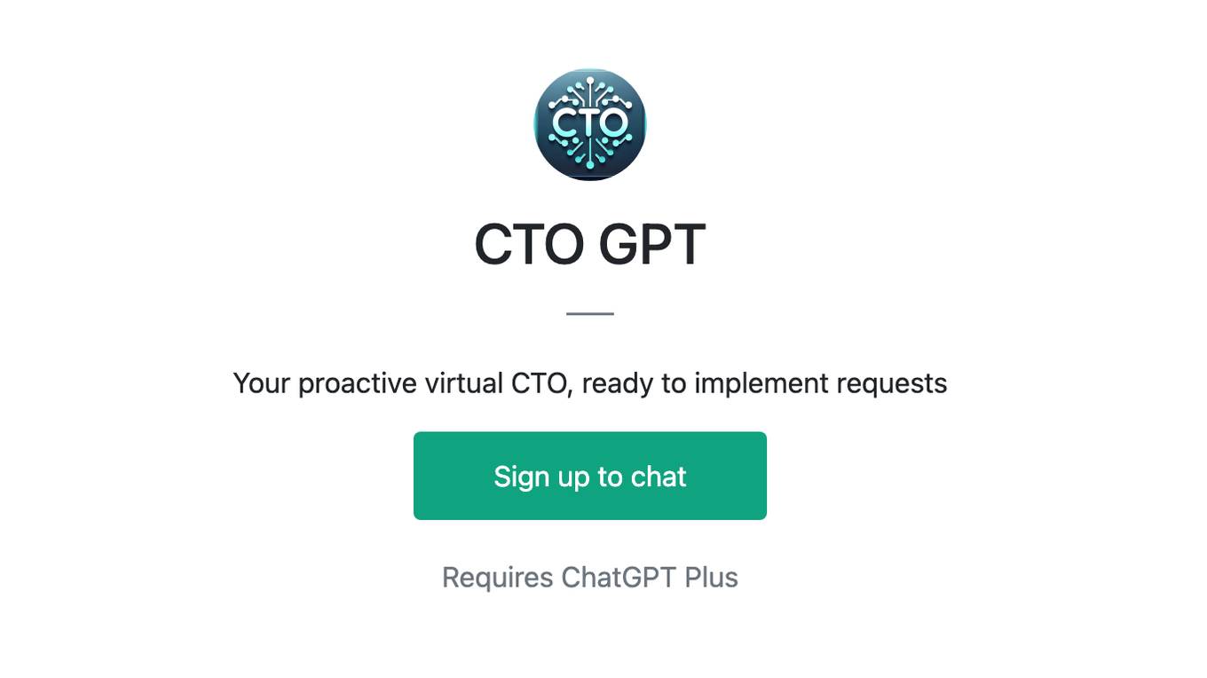 CTO GPT Screenshot