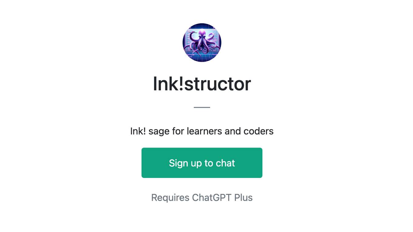 Ink!structor Screenshot