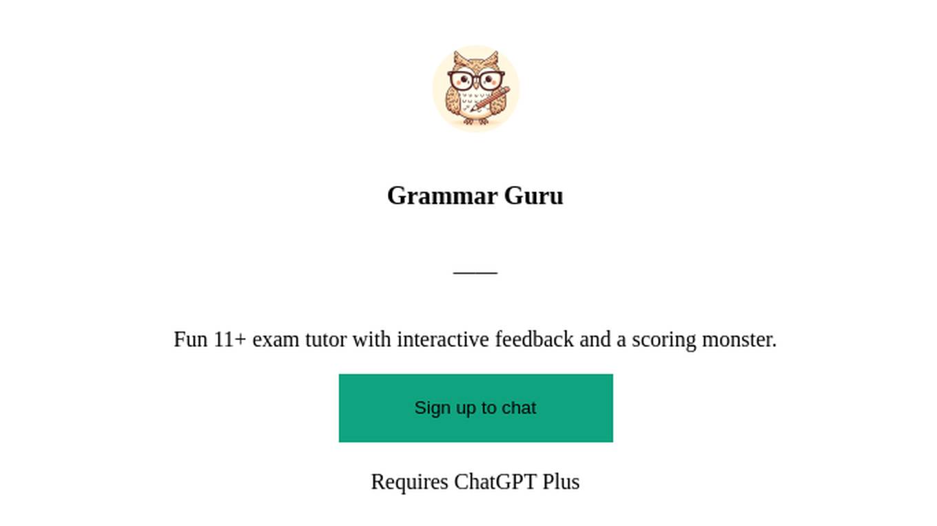 Grammar Guru Screenshot