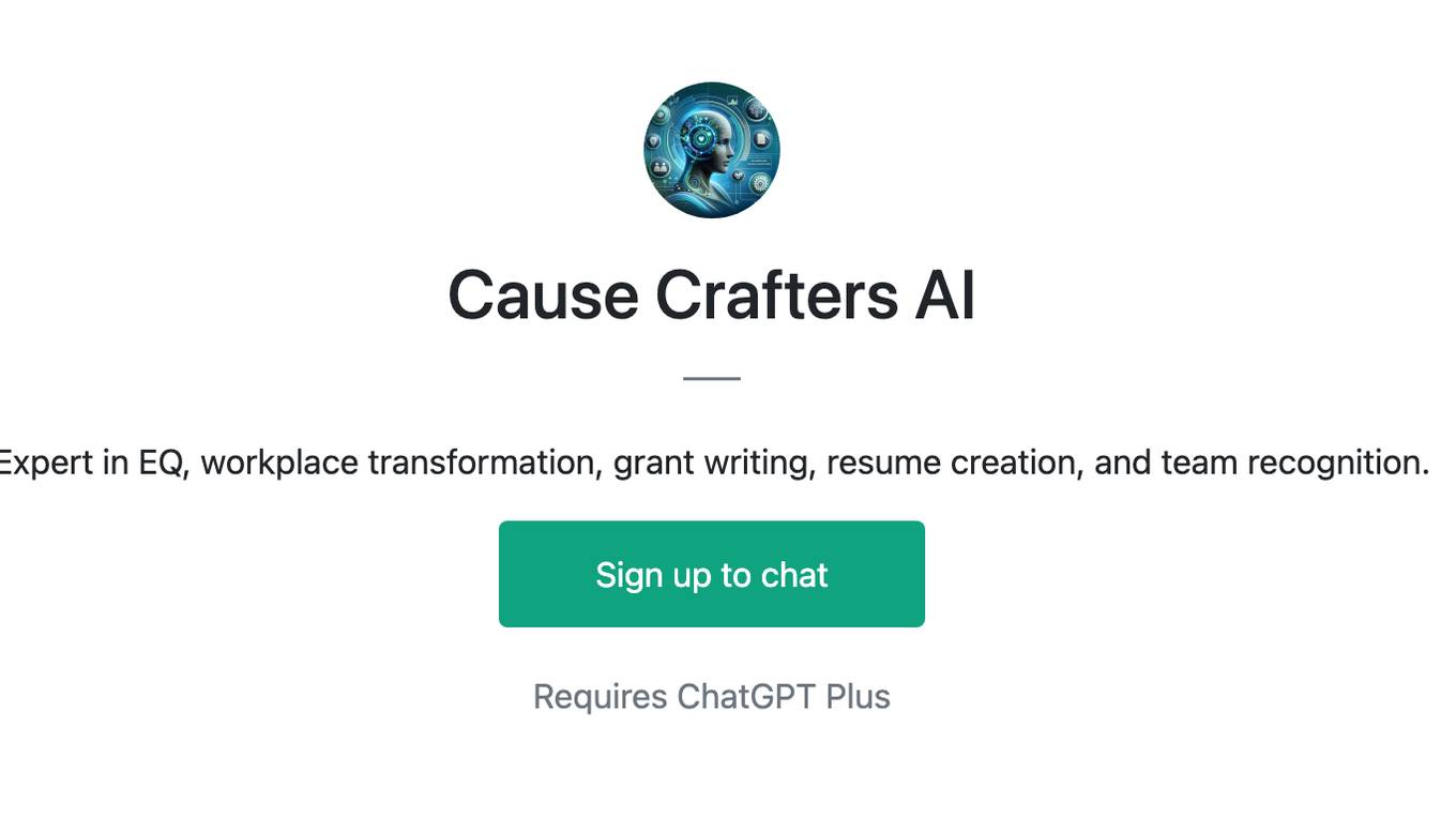 Cause Crafters AI Screenshot