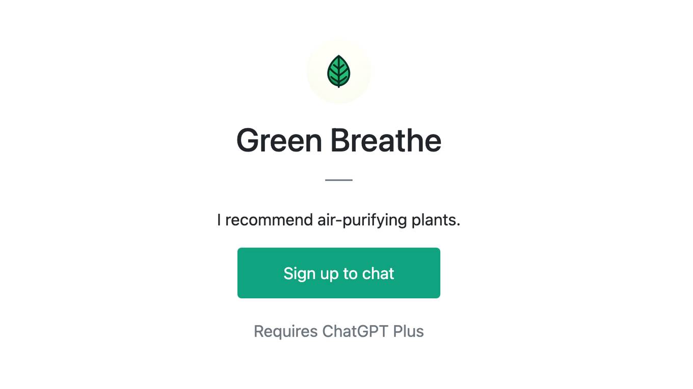 Green Breathe Screenshot