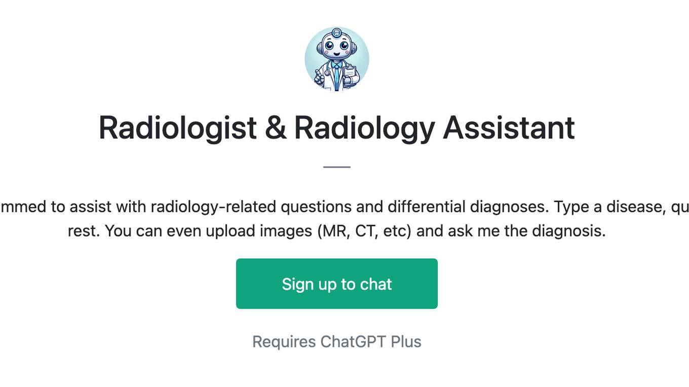 Radiologist & Radiology Assistant Screenshot