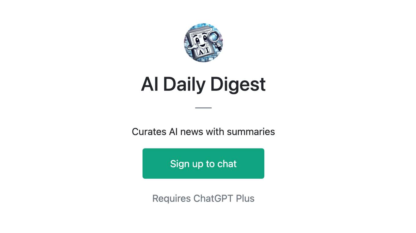 AI Daily Digest Screenshot