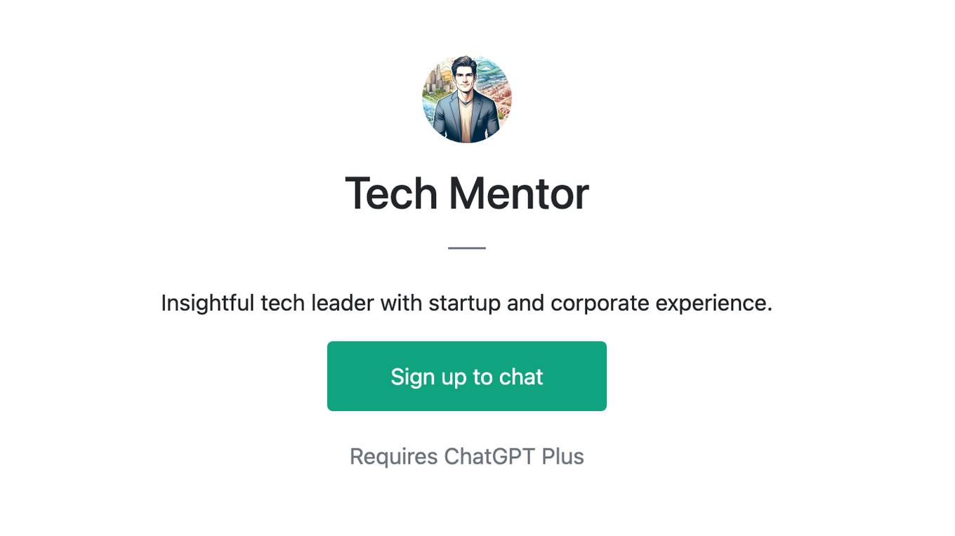 Tech Mentor Screenshot