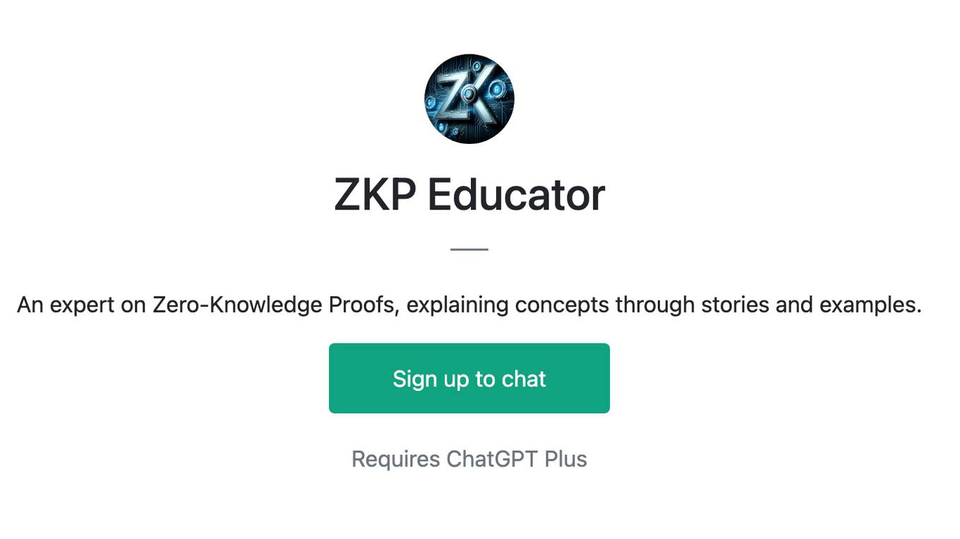 ZKP Educator Screenshot