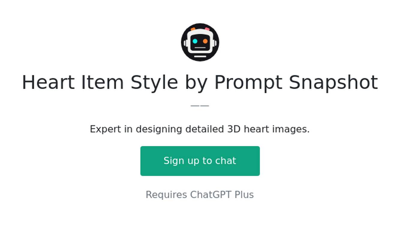 Heart Item Style by Prompt Snapshot Screenshot