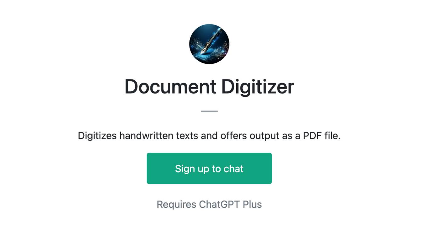 Document Digitizer Screenshot