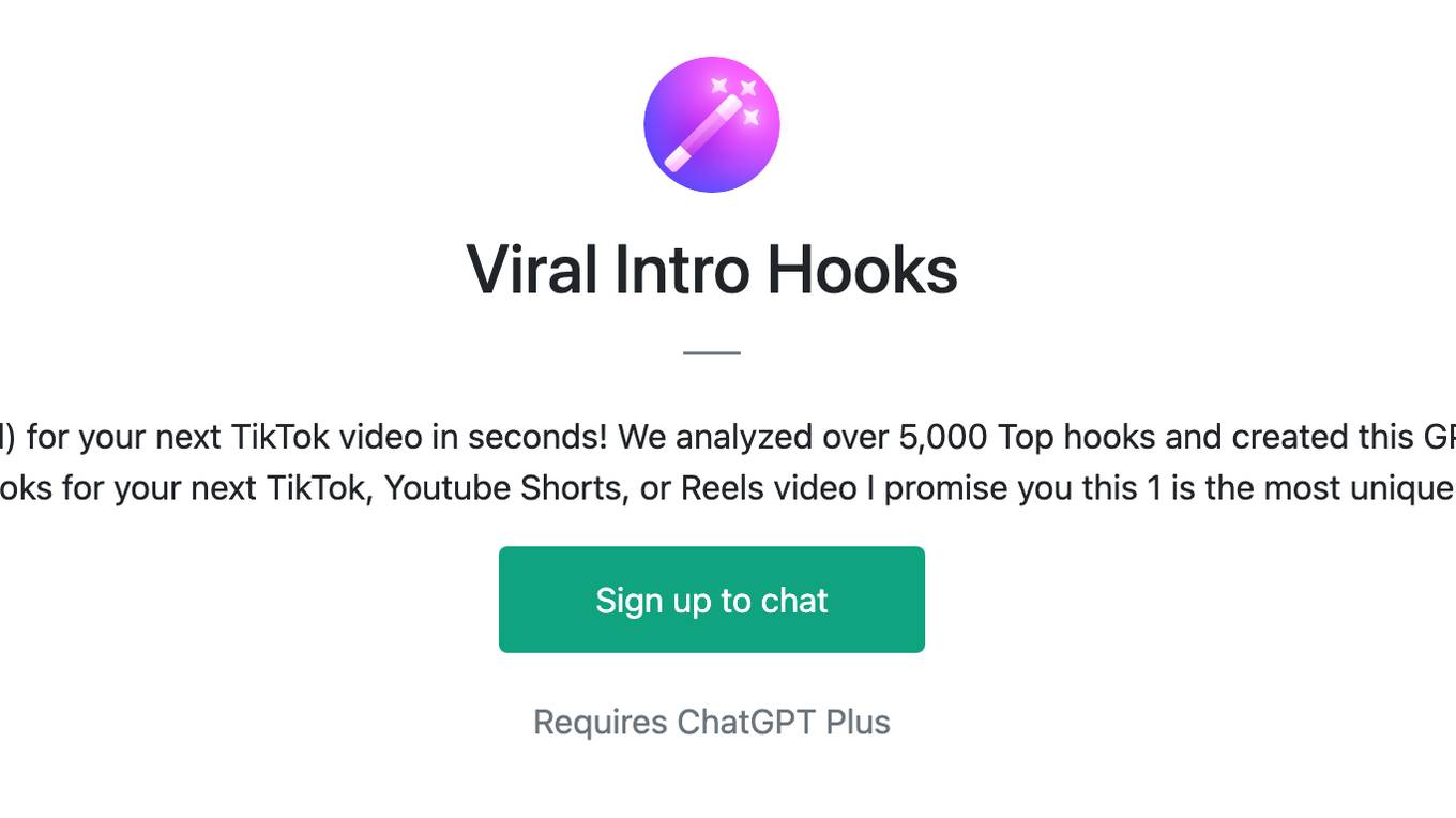 Viral Intro Hooks Screenshot