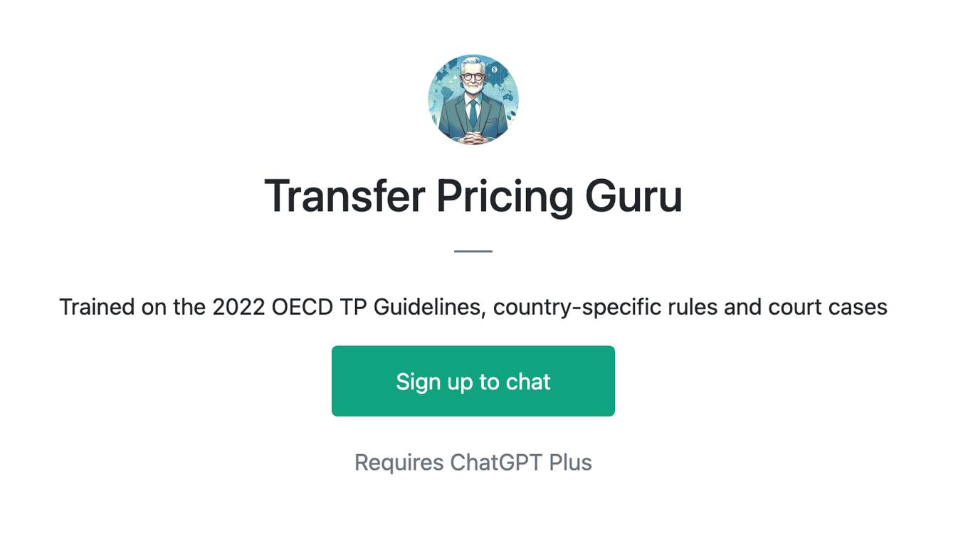 Transfer Pricing Guru Screenshot